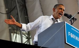 President Obama on campaign trail