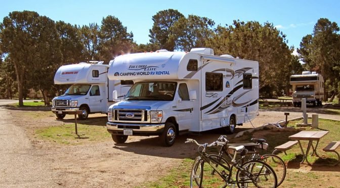 campground with RV