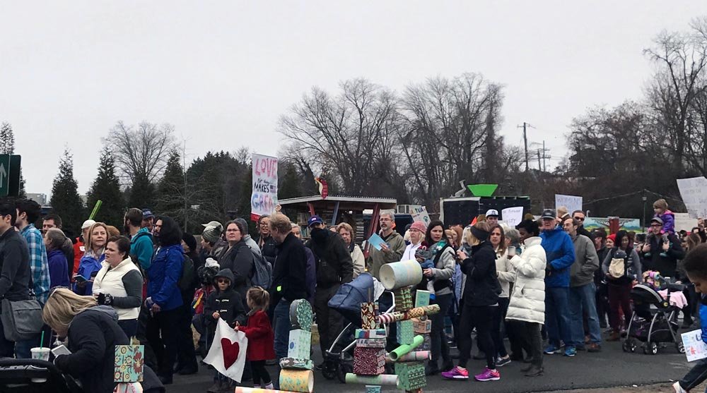 Women's March In Charlottesville 2017