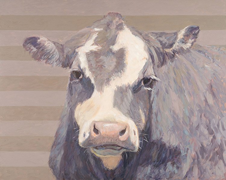Cow, painted
