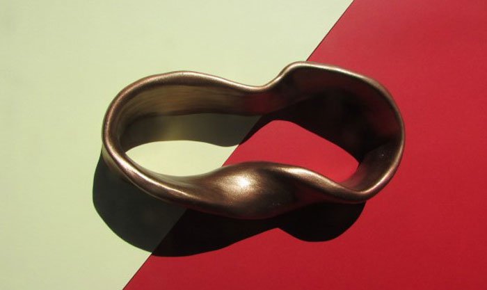 Bronze abstract shape