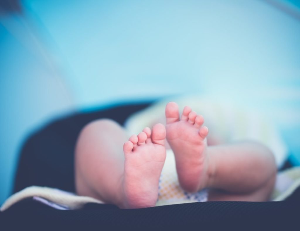 Photo of a baby's feet