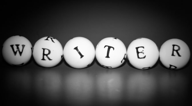 Writer spelled out on 6 balls