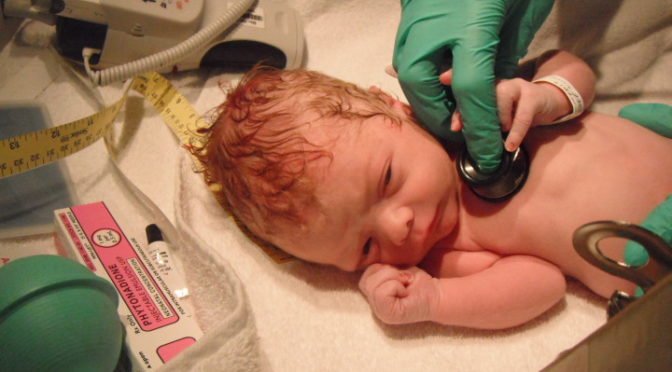 Photo of newborn baby