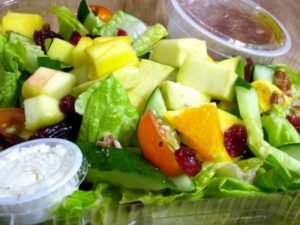 Photo of salad with fruit