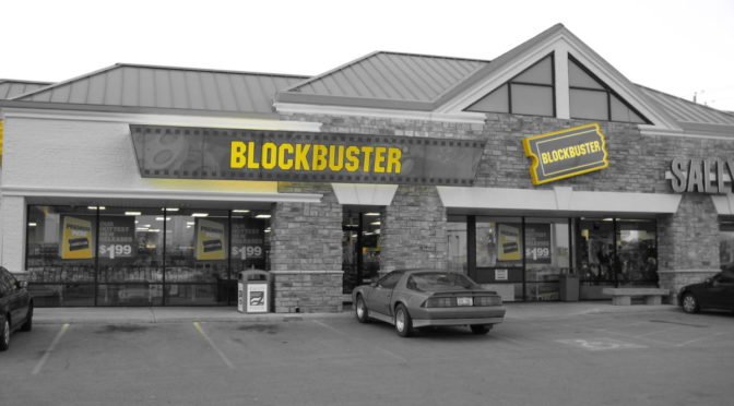 Photo of Blockbuster store