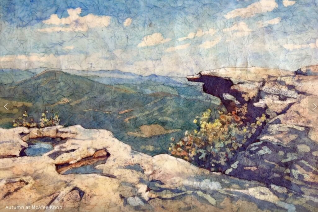Painting of Blue Ridge Mountains