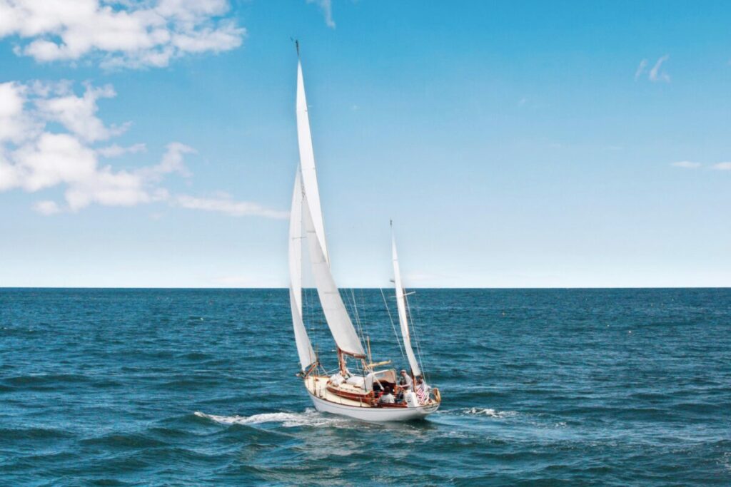 Photo of sailboat in open waters