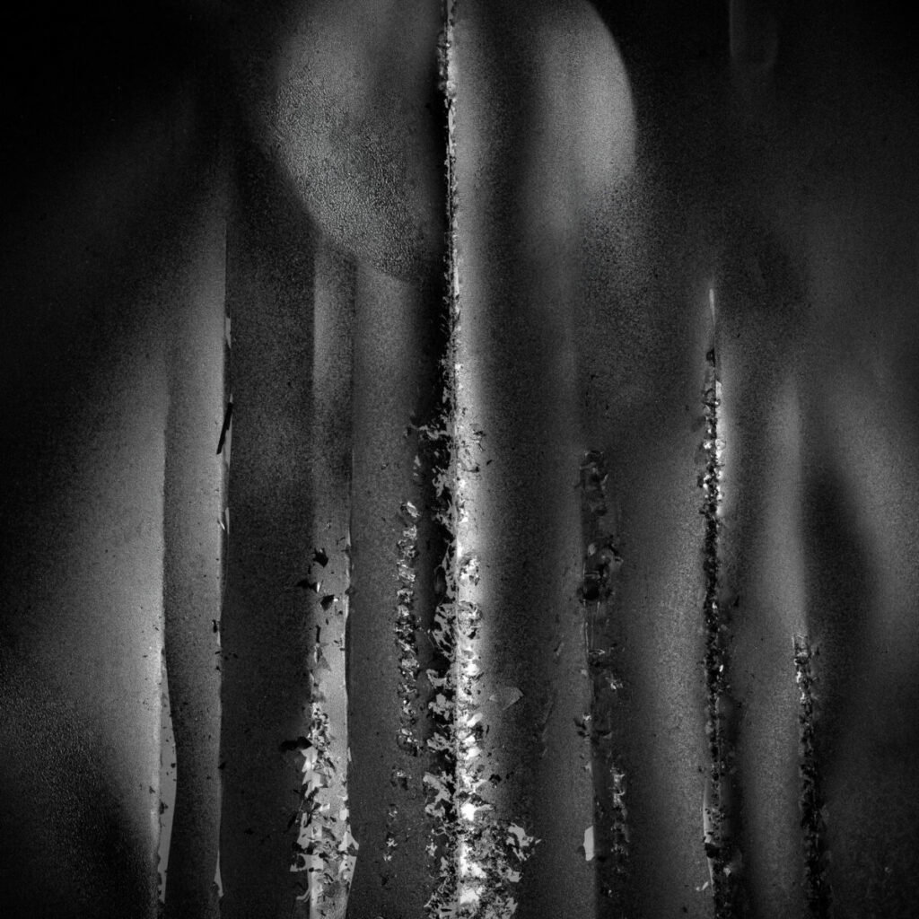 Abstract black and white photo