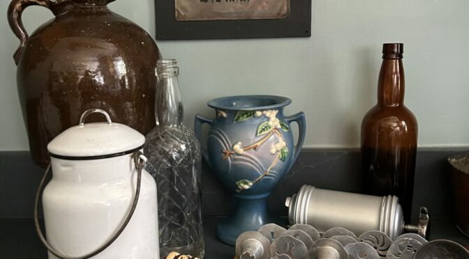 Photo of collection of antique kitchen items