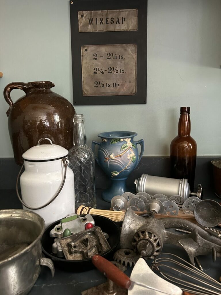 Photo of collection of antique kitchen items